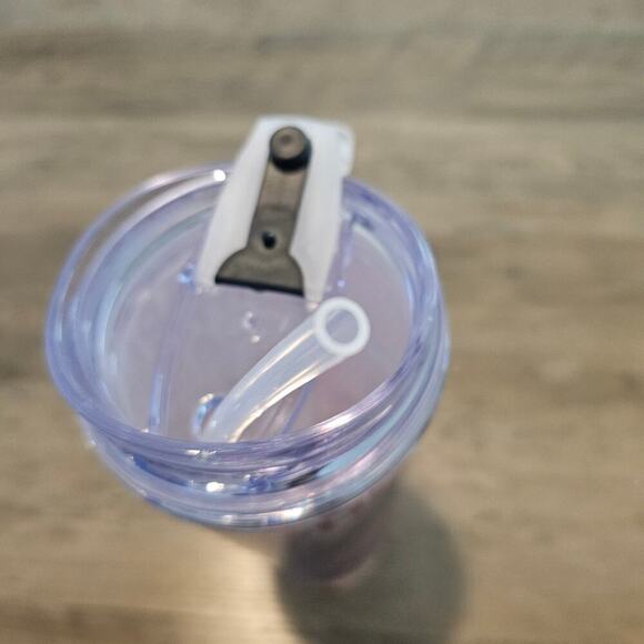 Rutgers University Scarlet Knights Tumbler Plastic With Straw Lid Red White - Picture 5 of 10